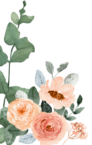 Decorative corner flowers