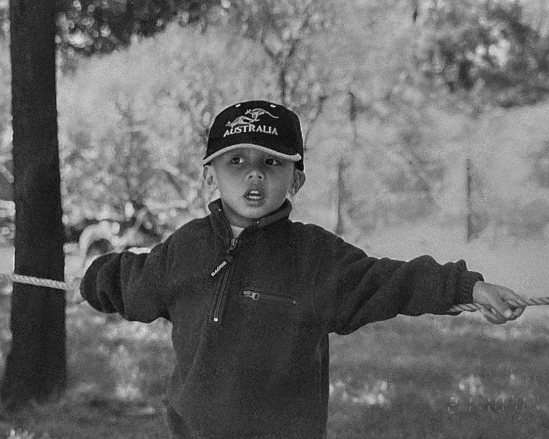 Childhood photo of Ivan